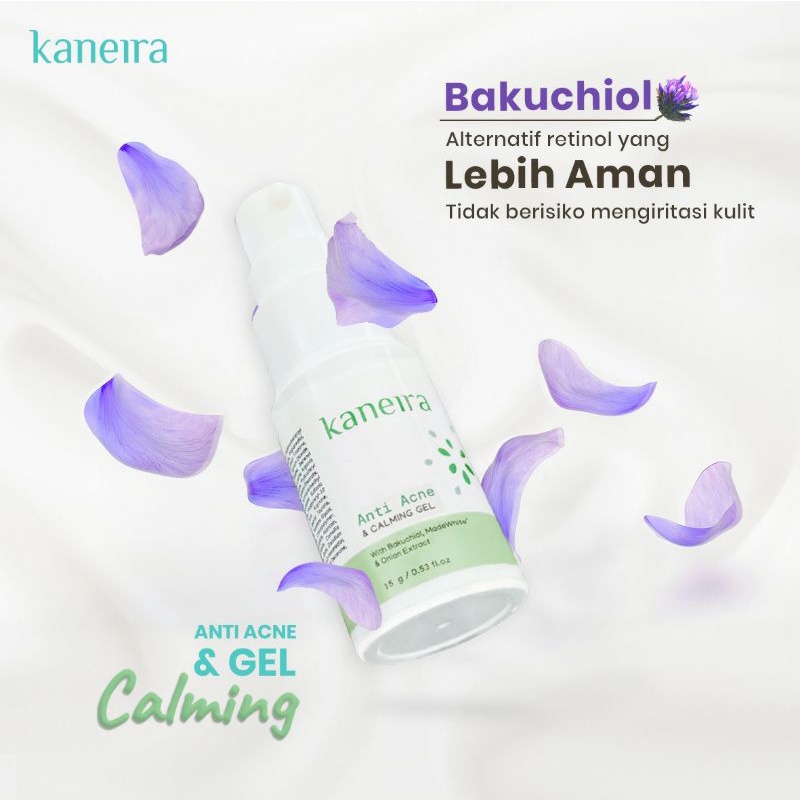 KANEIRA  ANTI ACNE &amp; CALMING GEL  / Gel Pencegah Bopeng Wajah / Menyamarkan Noda Hitam / Menghilangkan Flek Hitam /