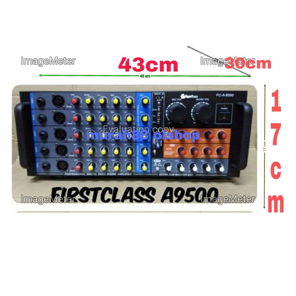 Power Amplifier Karaoke Firstclass FC A9500 BLUETOOTH ,USB , SDCARD