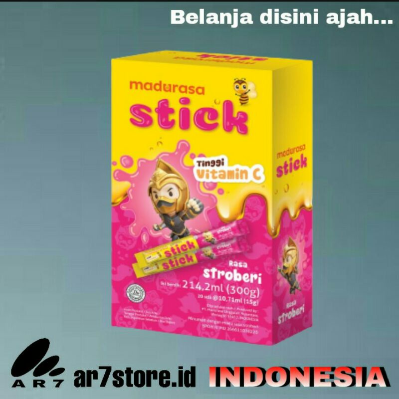 

MADURASA STICK strawberry 1 pack isi 20 x 15gr