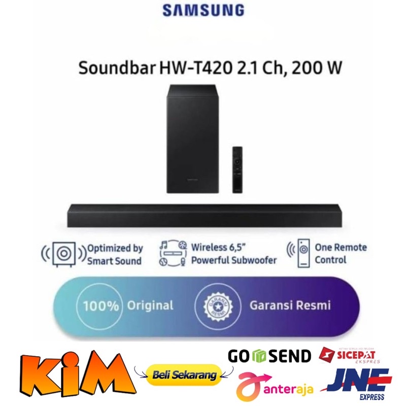 Samsung Soundbar HW-T420 / HWT420 2.1Ch 150W Bluetooth Dolby Digital