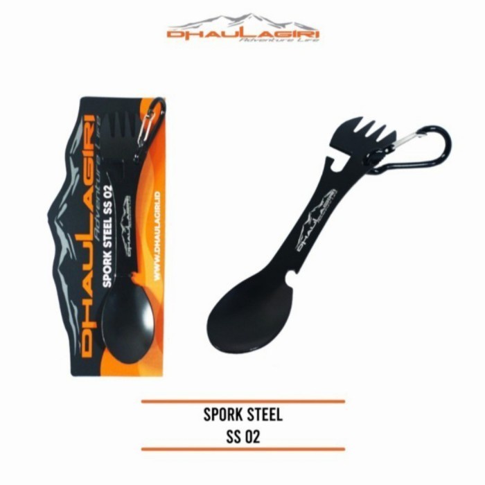 Garpu Sendok Multifungsi DH Sporksteel SS02 Dhaulagiri Camping Spoon