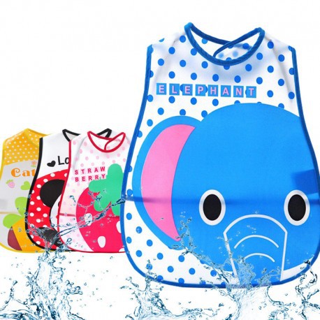 Slabber Plastic Baby Bib CELEMEK BAYI Slaber Plastik Waterproof Apron Tadah Liur Babymaniashop