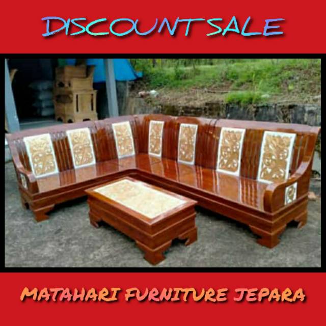 Kursi tamu sudut kursi sudut kursi sudut semut kursi sudut jati furniture mebel jepara