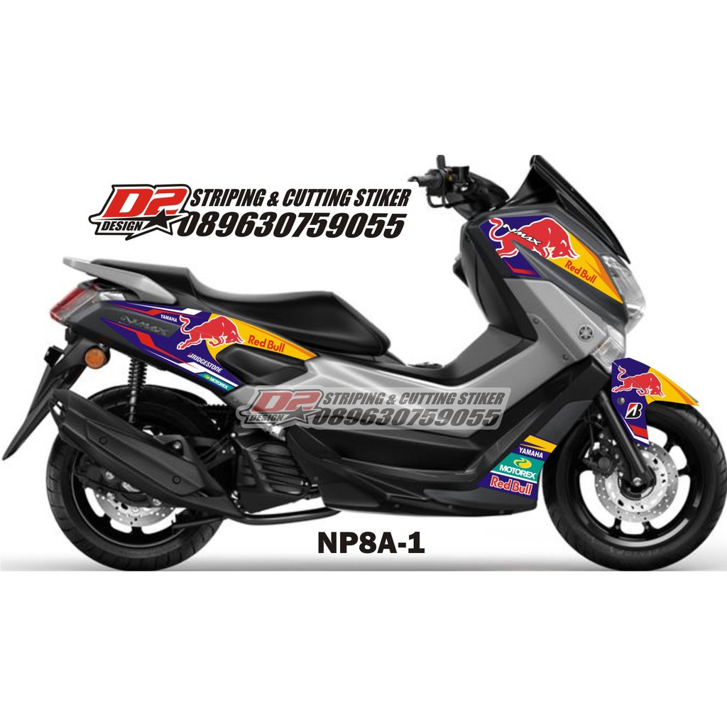 Stiker Nmax Redbull murah orajet