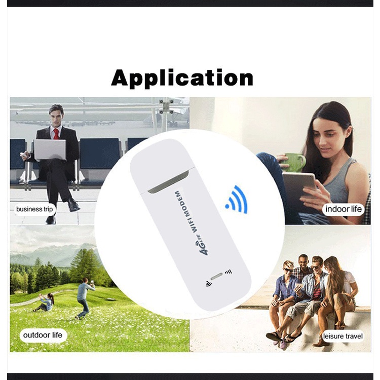 Modem 4G LTE Speed 150Mbps Travel USB Sim Card WiFi MODEM DONGLE USB HOTSPOT WIFI 4G UNLOCK ALL OPERATOR Support 8 Devices 10m