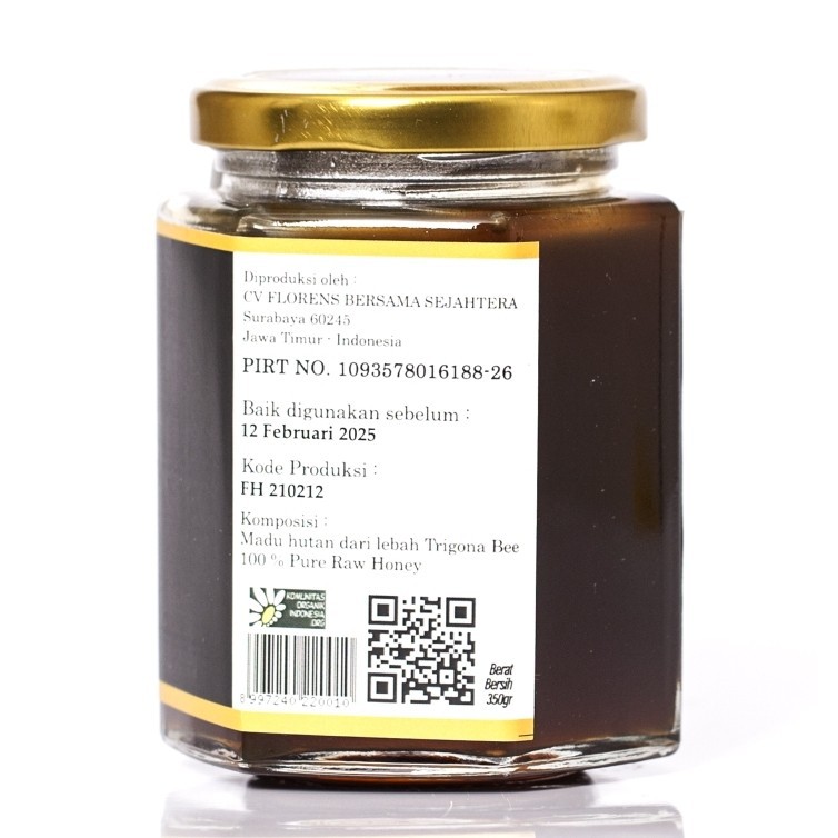 MADU TRIGONA FLORENS HONEY/Madu Klanceng Stingless bee/Madu Alami