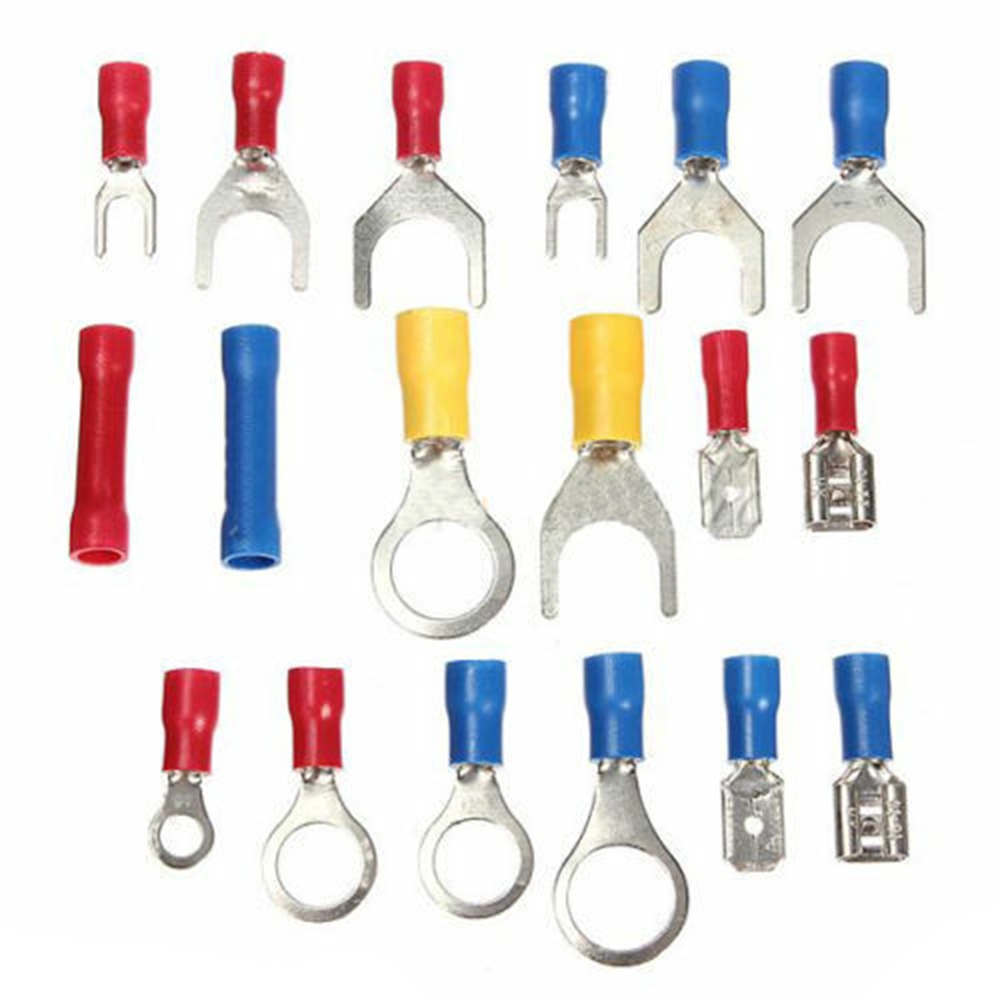 More Terminals Connecto Set 300Pcs Konektor Kabel Terminal Listrik dengan Bahan PVC Insulasi Thermal