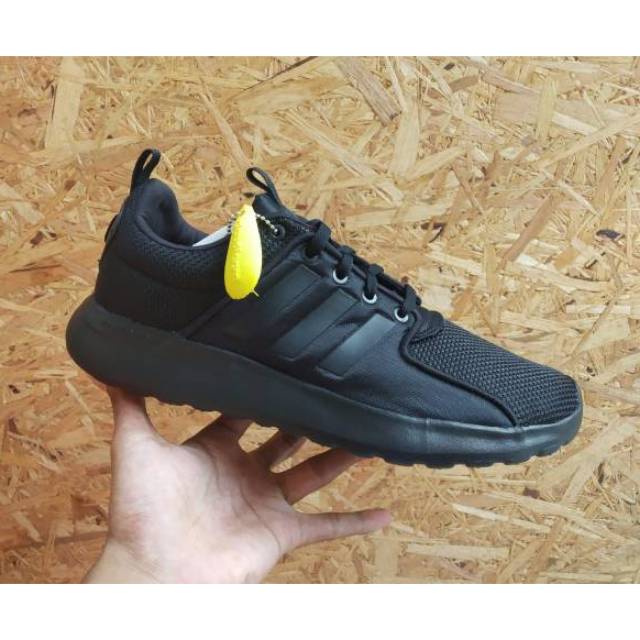 Original BNIB Sepatu Running Adidas CF Lite Racer Full Black