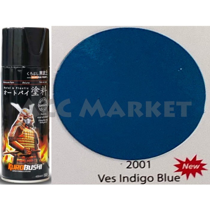 Pilox Samurai Pilok Pylox Biru Ves Indigo Blue 2001