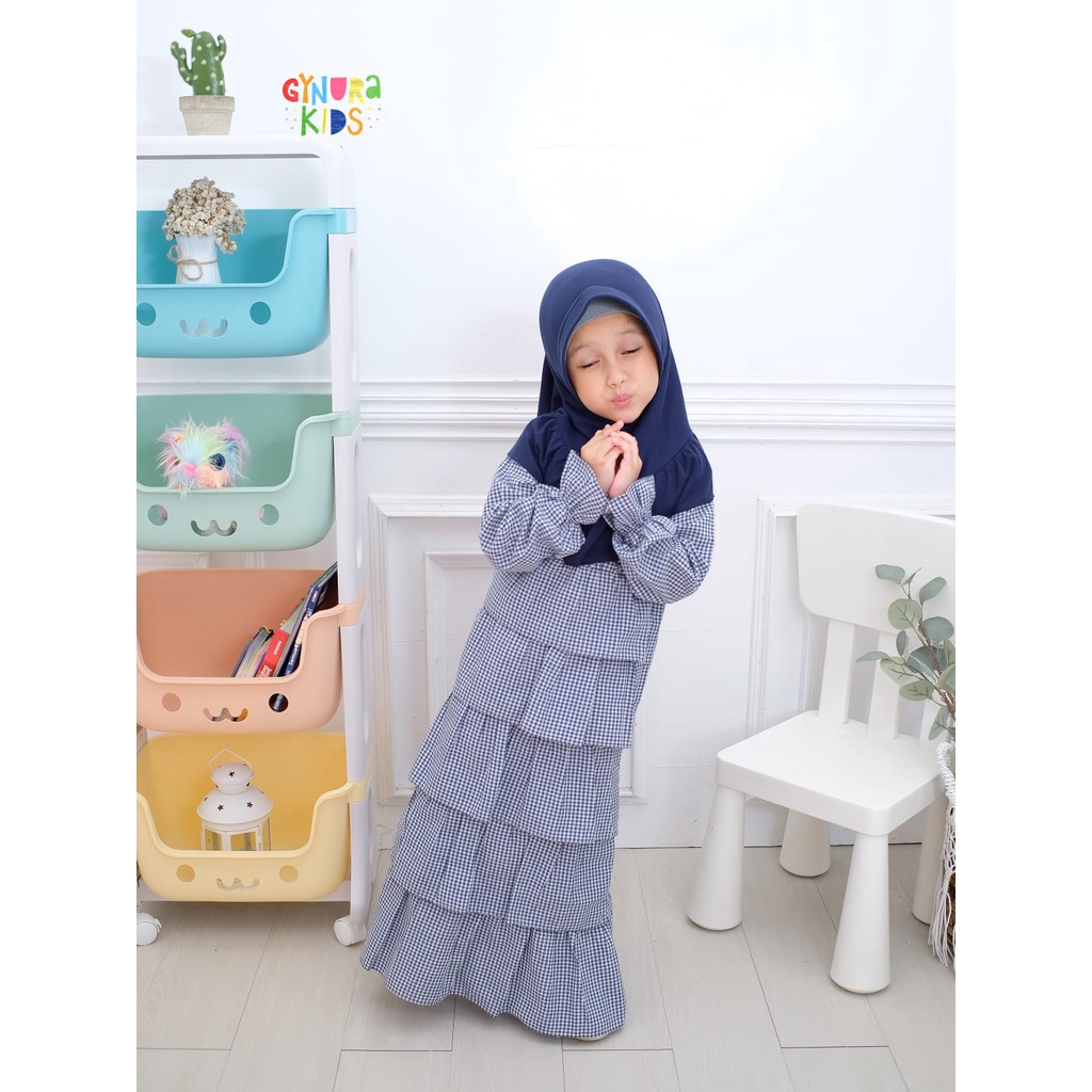 Gamis Anak katun GR02 Gynura Kids