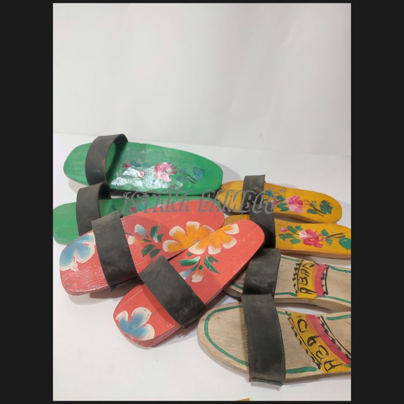 SANDAL KAYU TRADISIONAL/TEROMPAH WANITA SANDAL KAYU TERMURAH