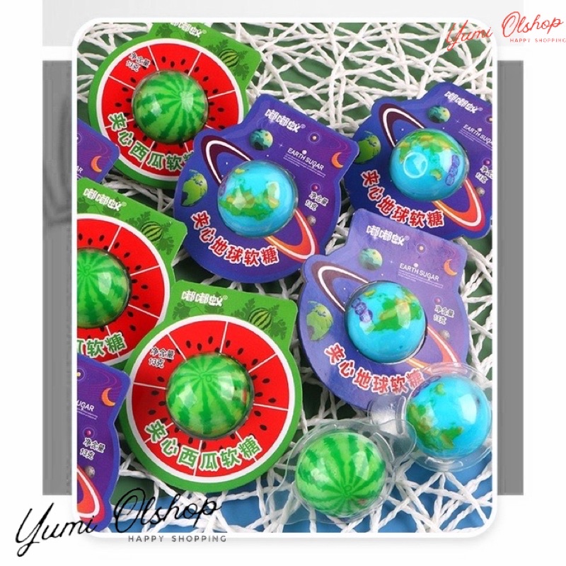 PERMEN HALAL Planet Gummy Jelly / Planet Gummy Permen  1 biji  Permen Jelly Viral ini