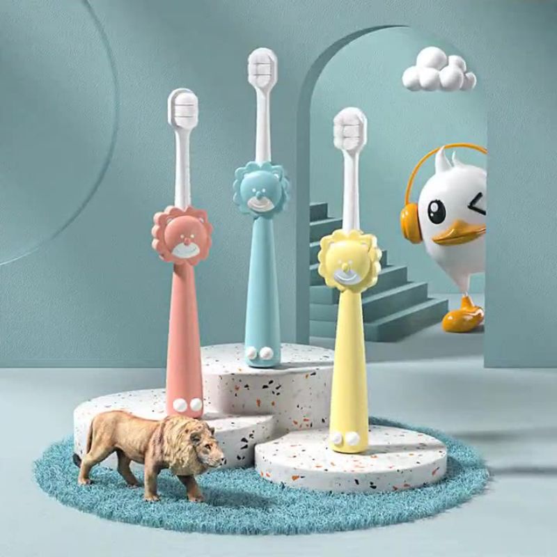Sikat Gigi Bayi Anak / Cotton Tooth Brush / Kids Baby Nano ToothBrush / Sikat Gigi Anak Lembut Bulu Halus 10.000 bulu Halus / Sikat Gusi Bayi