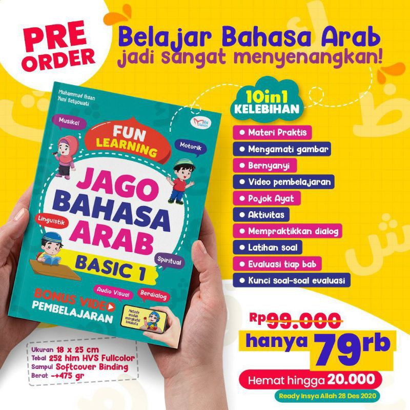 Jago Bahasa Arab Basic 1 Shopee Indonesia