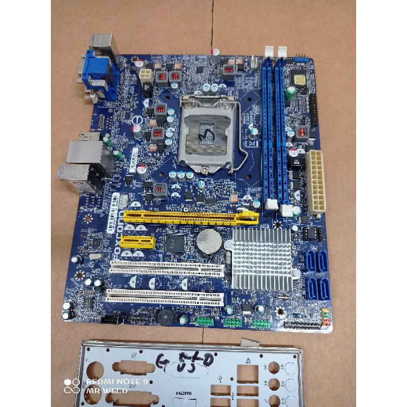 mobo foxconn H61 Soket Lga 1155 ddr3 onbord vga suport ivy