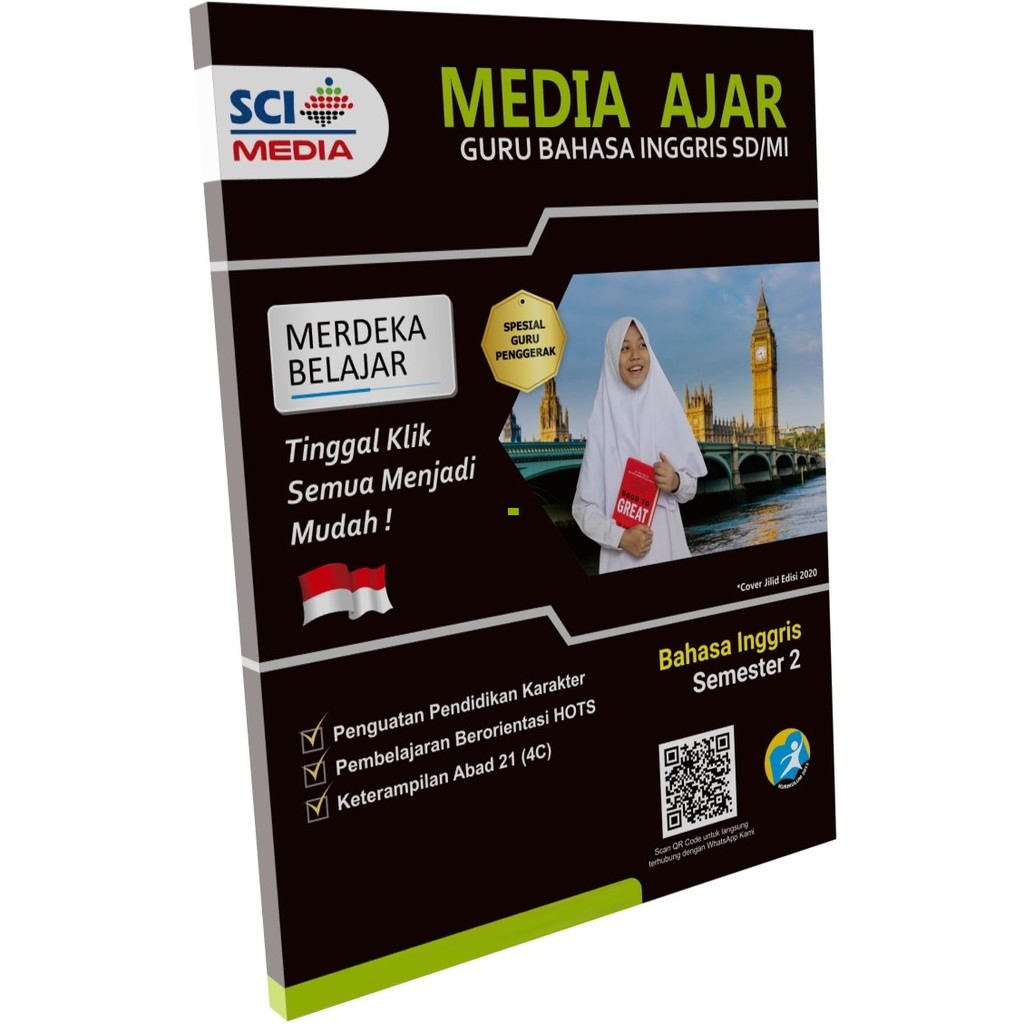 CD RPP SD/MI DARING (PJJ) DAN LURING 1 LEMBAR BAHASA INGGRIS K13 KELAS 1 2 3 4 5 6 REVISI 2020