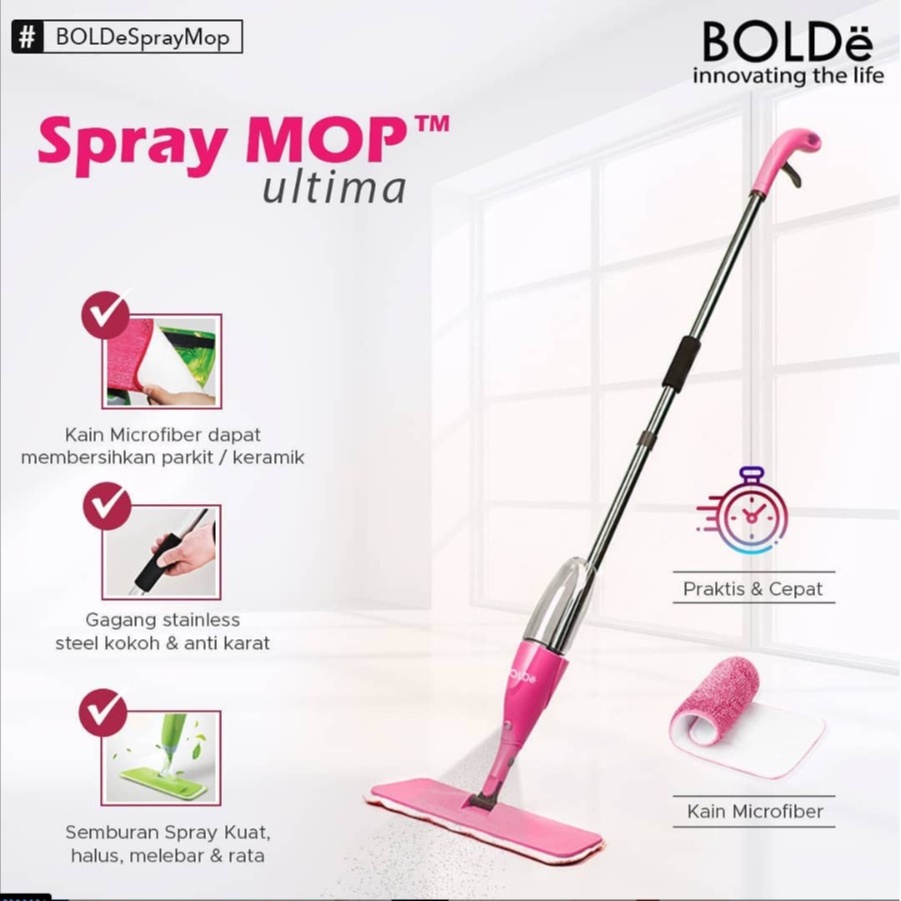 SPRAY MOP BOLDE /  ALAT PEL SEMPROT / BOLDe Spray MOP ULTIMA
