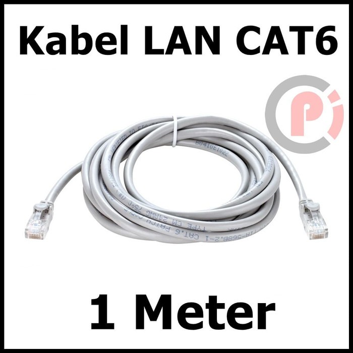 CAT6 Kabel LAN 1.5 Meter Ethernet Jaringan Sudah Jadi Pabrikan CAT 6