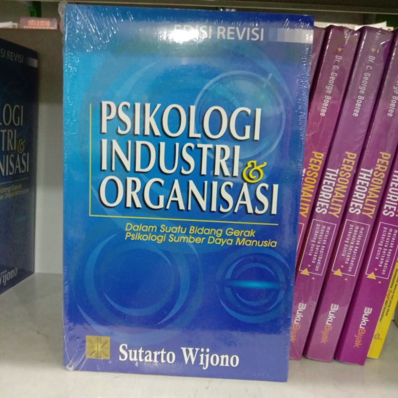 Jual BUKU PSIKOLOGI INDUSTRI DAN ORGANISASI OLEH SUTARTO WIJONO KENCANA ...