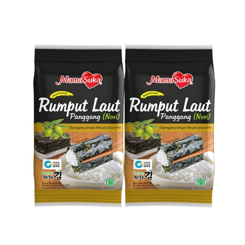 

RUMPUT LAUT KERING PANGGANG MAMA SUKA (ORIGINAL)(2×4.5 gr)