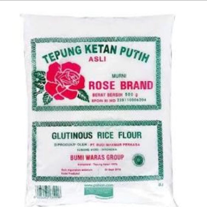 

Ds11D Tepung Ketan Putih Rose Brand 500 Gram G6B040B