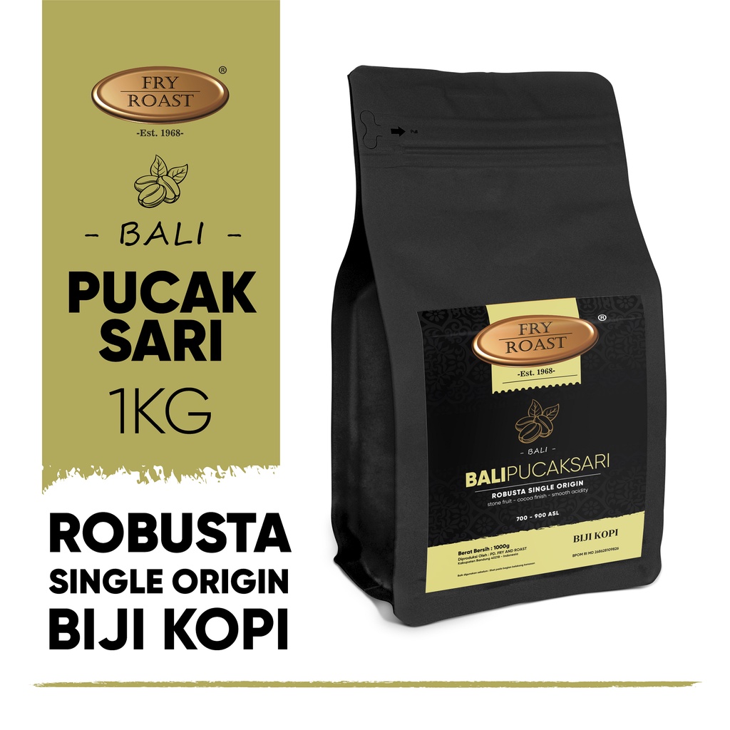 

KOPI FINE ROBUSTA BALI PUCAKSARI 1 KG BIJI & BUBUK