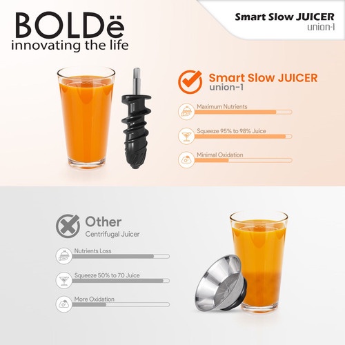 Super Smart Slow Juicer Union BOLDe