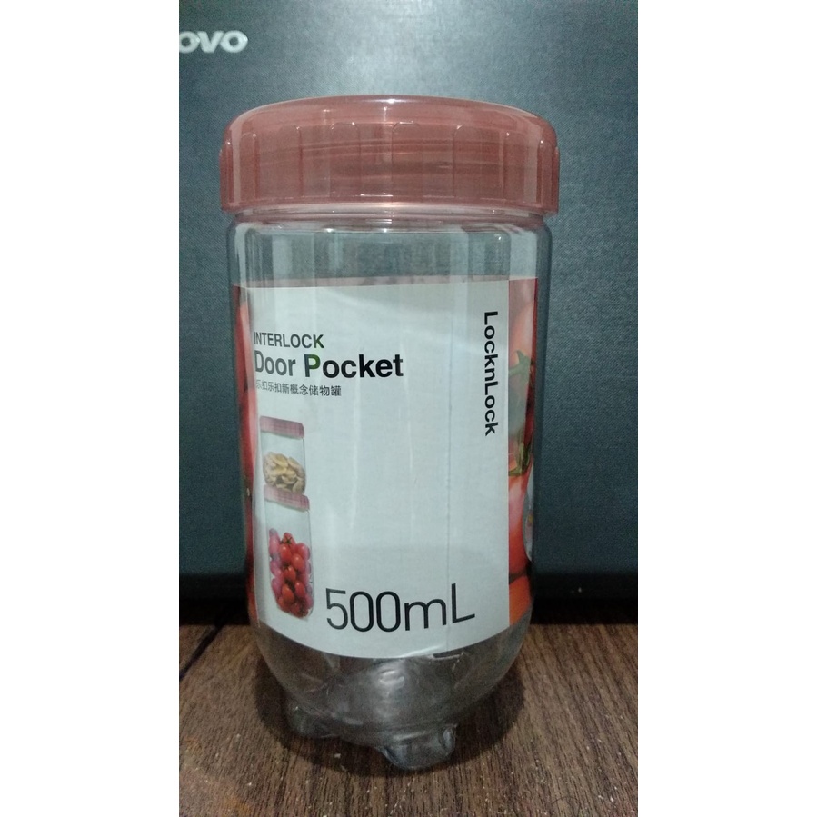 LOCK &amp; LOCK LOCK&amp;LOCK INL203 / INL 202  Interlock Round Container Toples 500 ml / 280 ml