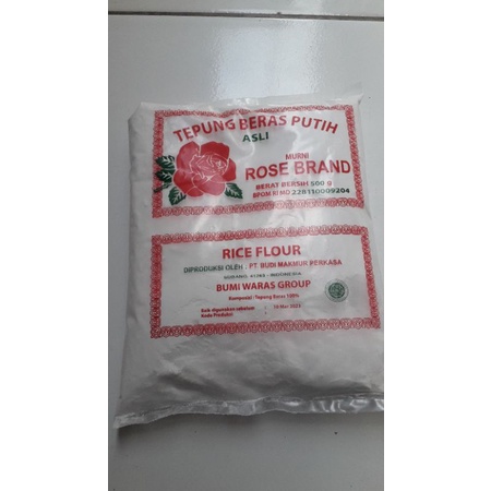 

tepung beras rose brand 500grm