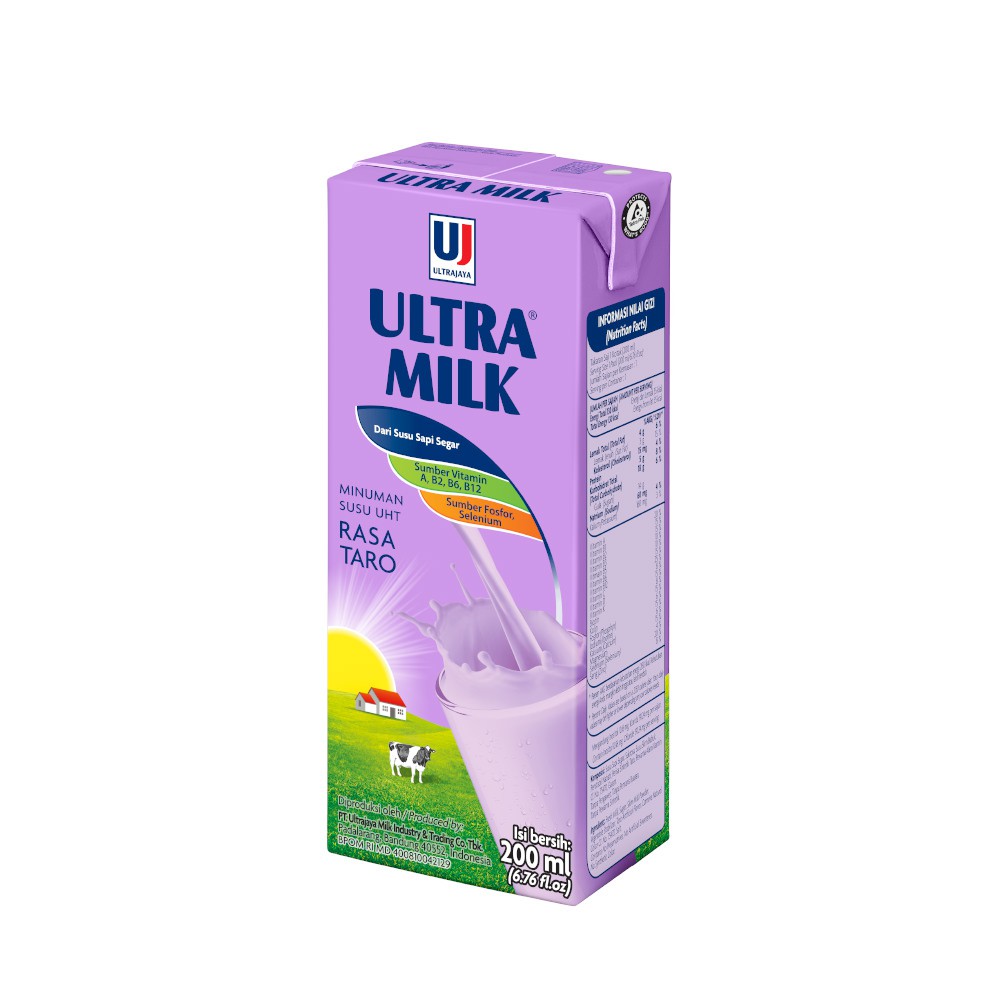 

PROMO ULTRA MILK TARO 200 ML (ISI 12 PCS) [P] TERMURAH
