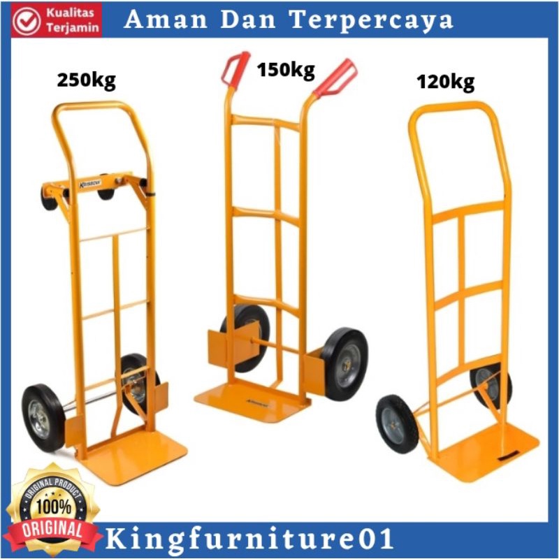 Krisbow troli barang manual 250 Kg/Krisbow troli barang manual 150Kg/krisbow troli barang manual 150