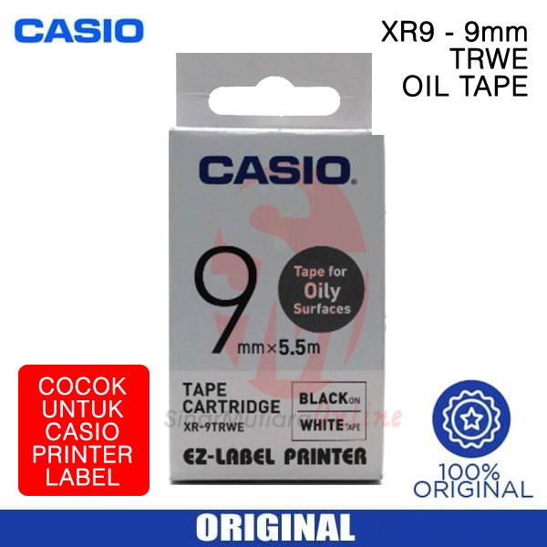 

PITA LABEL CASIO XR 9 TRWE - OIL TAPE