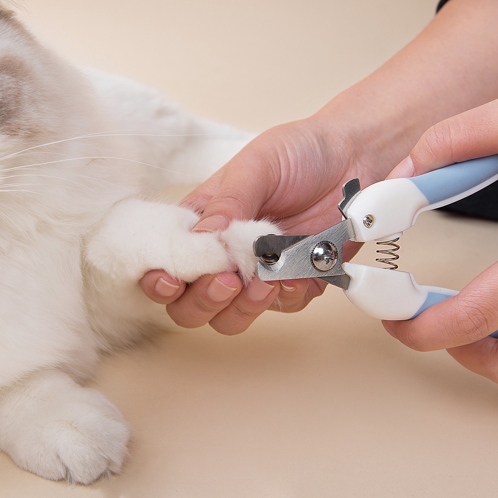 Gunting Kuku Kucing Anjing / Hadiah gratis Potong Kuku Kucing Pet Nail Clipper set Alat Kikir Kuku Hewan Pemotong