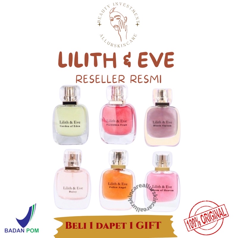 [PARTNER RESMI] READY ‼️ PARFUME LILITH AND EVE / LILITH & EVE / EDP LILITH AND EVE / EDP DAISY LILI