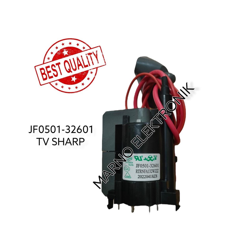 PLAYBACK TV SHARP JF0501-32601 RTRNFA132WJZZ FA132 FLYBACK FBT ORIGINAL ASLI