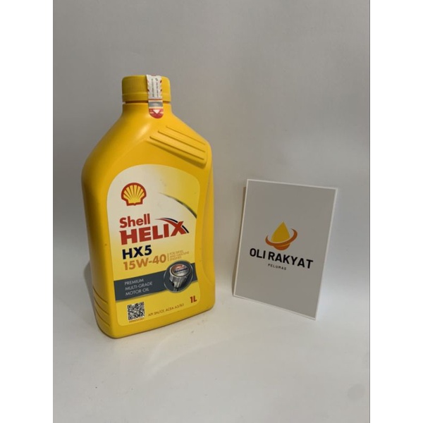 OLI Shell HELIX HX5 SAE 15W-40 1000 ML (1 Liter)