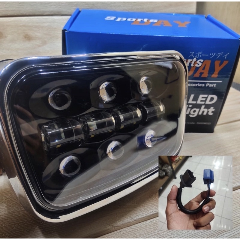 A082 Lampu Daymaker Kotak Rx king Set Batok Oval TM demeker daymeker depan dymaker pnp motor rxking 