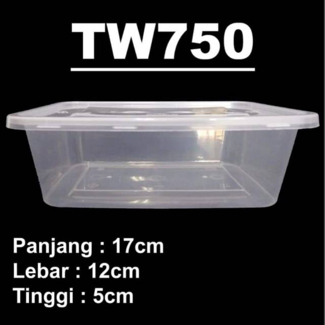 Kotak thinwall 750ml
