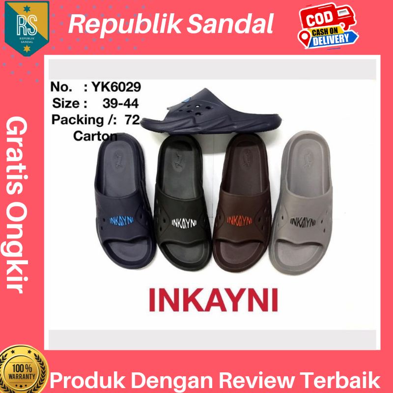 Sandal INKAYNI YK6029 39-44 Sandal selop pria Dewasa 39-44