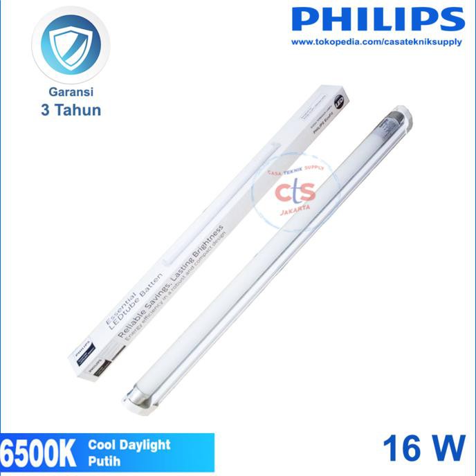 Lampu Philips TL LED SET Ecofit 16 Watt 16Watt 16W 16 W + RUMAH LAMPU