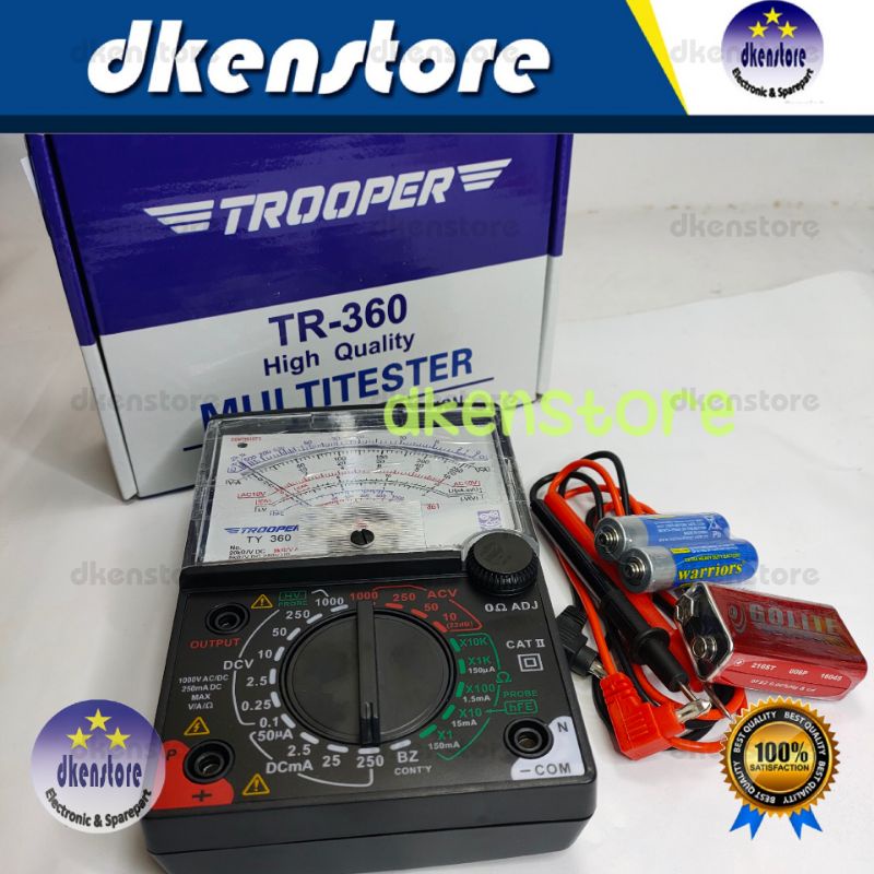 Avometer Trooper TR360 TY360 Buzzer Multitester