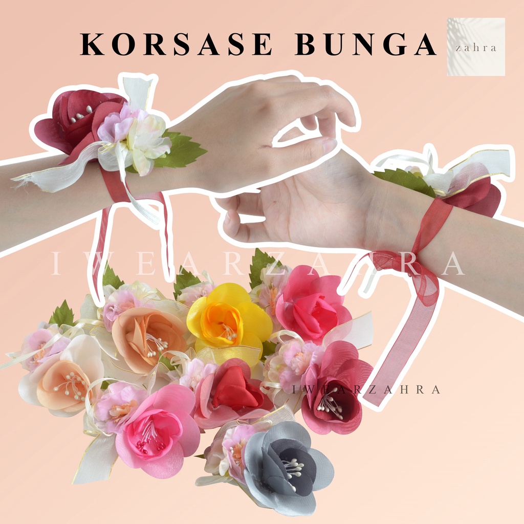 BROS BUNGA ROSE - Hiasan Bunga Bros Jepit Kemiti Warna Warni Cantik Murah