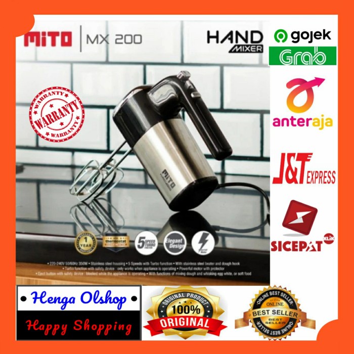 Diskon HAND MIXER MURAH  MIXER  MITOCHIBA MX 200 Berkualitas