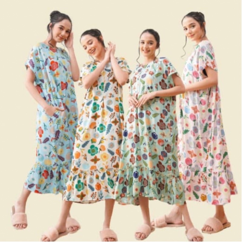Daster kekinian / homedress| Dailywear | homewear | eL Daily Homewear