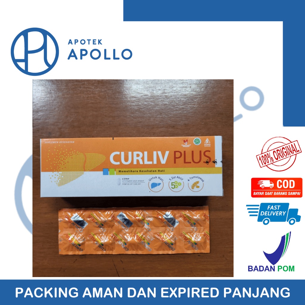 CURLIV PLUS TABLET PER STRIP