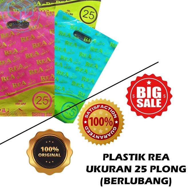 

☋ Kantong Plastik HD Plong 25x35 isi 100 lembar merk REA ❅