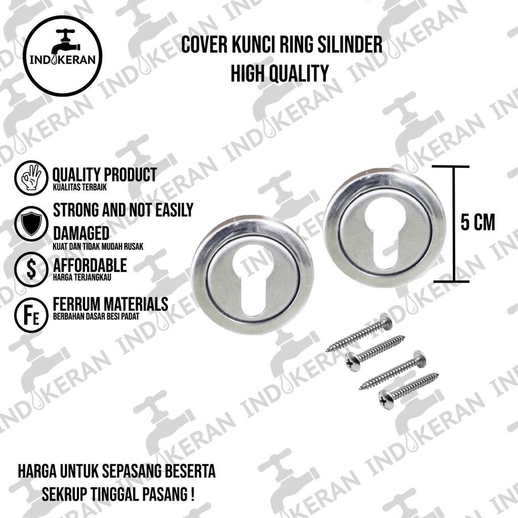 INDOKERAN - Cover Ring Kunci Silinder - High Quality