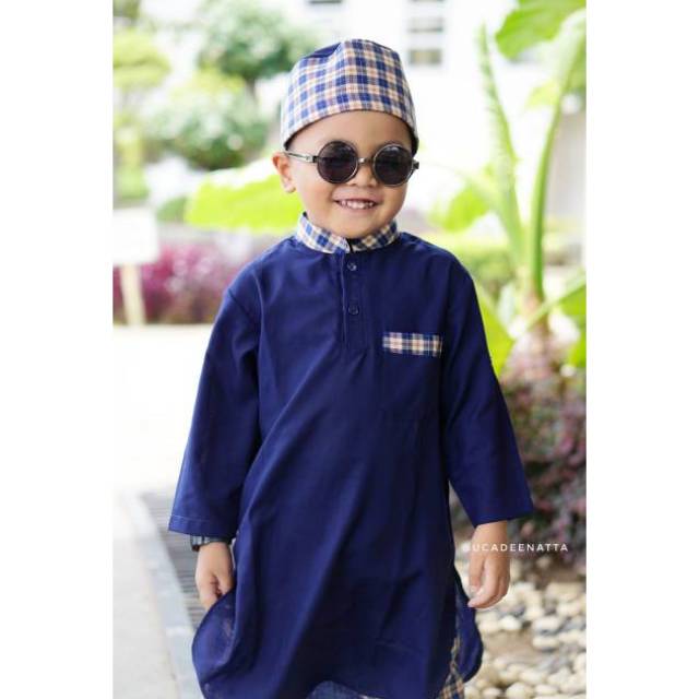 Stelan Koko Anak dan Bayi (Koko El Malky) - Navy