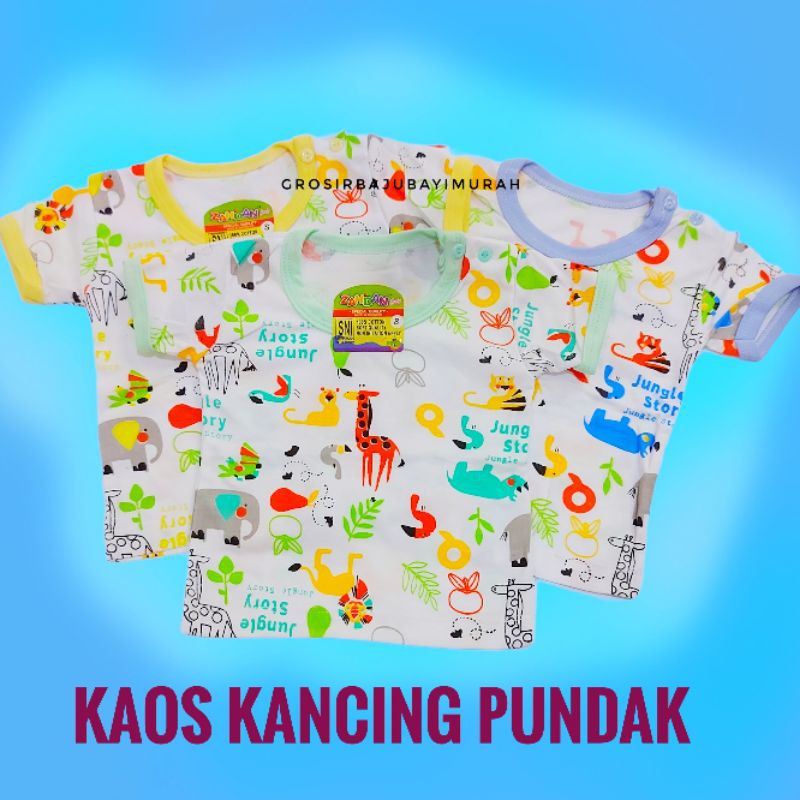 kaos bayi kancing ZAHDAN size S