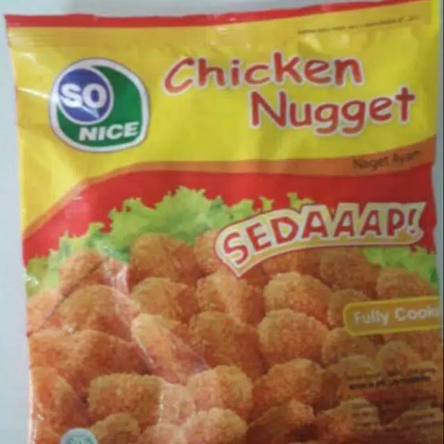 

So nice chicken nugget 250 gram